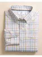 Southern Tide Southern Tide M LS Morris Island Plaid Sportshirt -Parfait Pink
