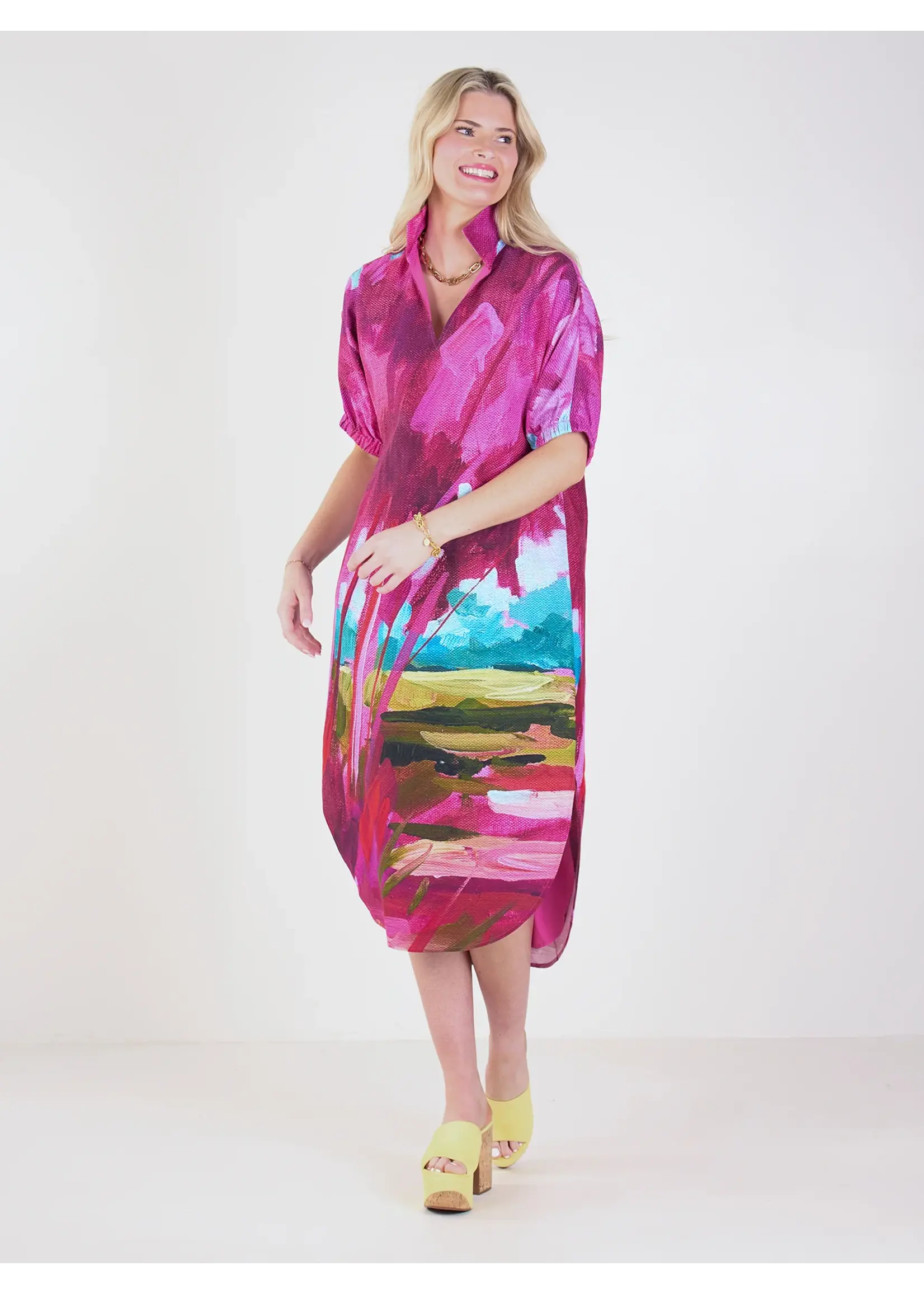 Emily McCarthy Emily McCarthy Poppy Caftan - Bellamy Sunset