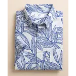 Southern Tide Southern Tide Blue palms Seersucker Sportshirt - Blue Lolita