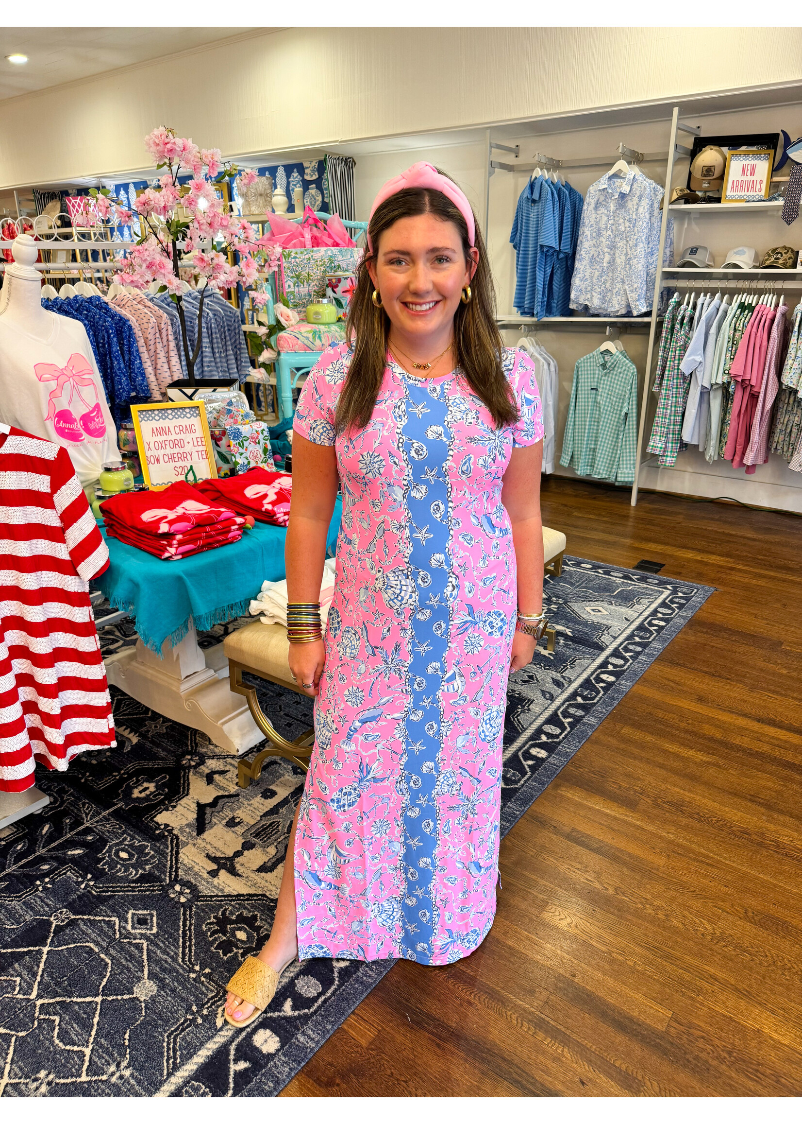 Lilly Pulitzer Lilly Pulitzer Kaden ChillyLilly Maxi - Barefoot Beachcombers