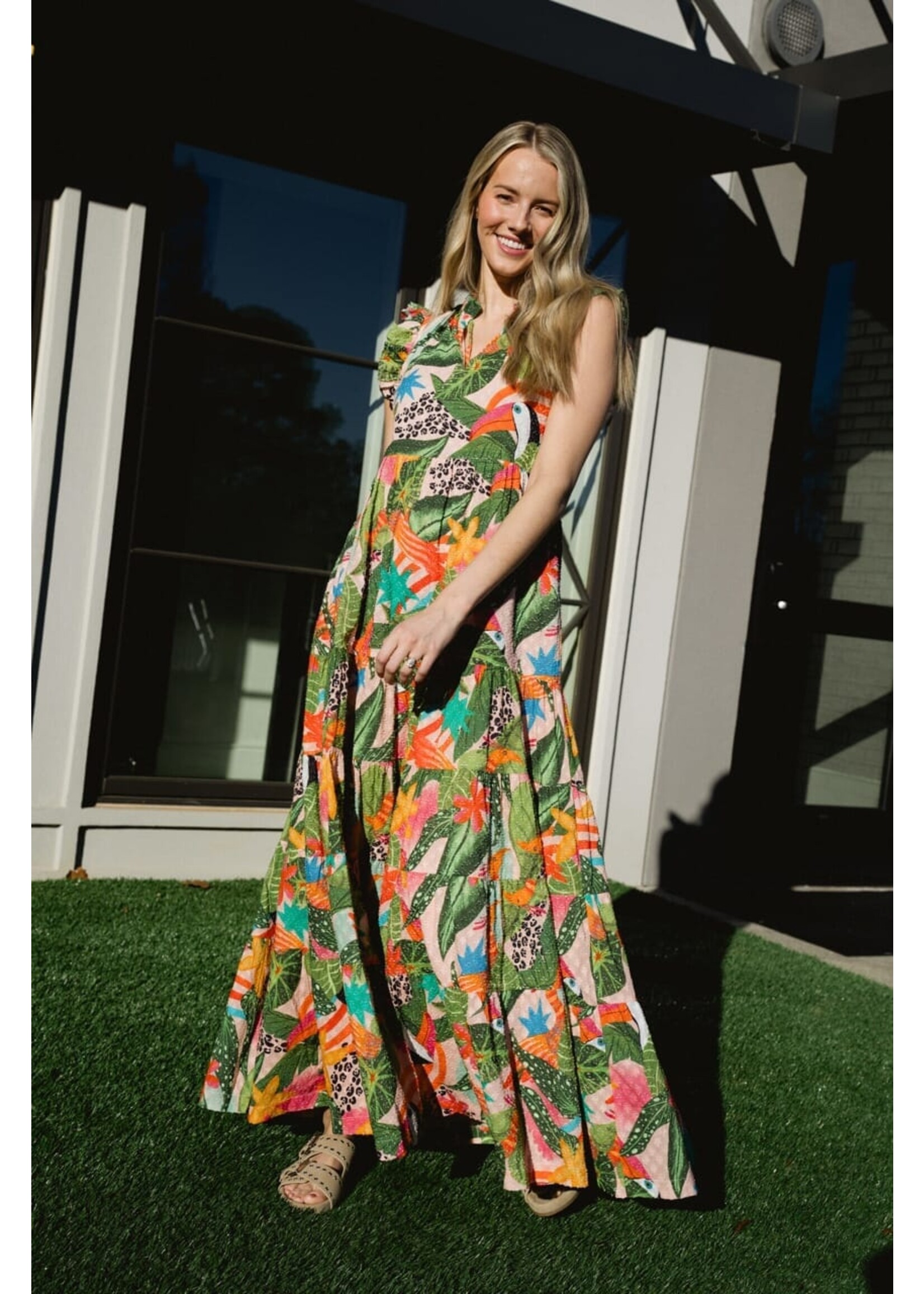 Britton Court Briton Court Josie Maxi Dress - Pink