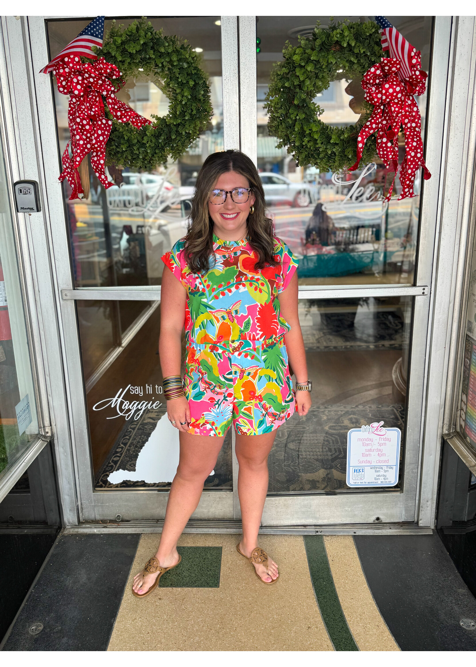 Crosby by Mollie Burch Crosby Drake short-Tropicana