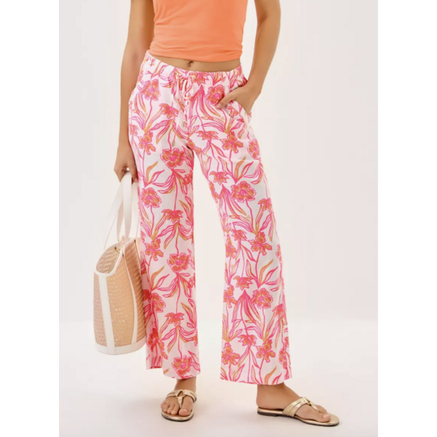 Lilly Pulitzer Lilly Pulitzer Brawley crop pants-Resort white