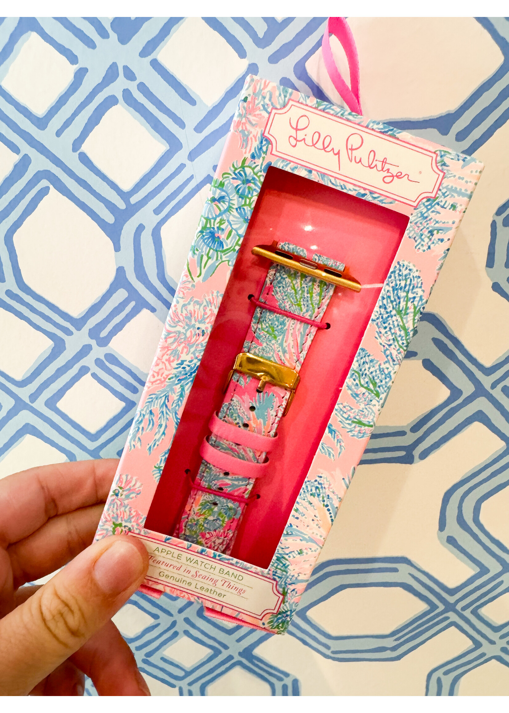 Lilly Pulitzer Lilly Pulitzer Apple Watch band- Seaing