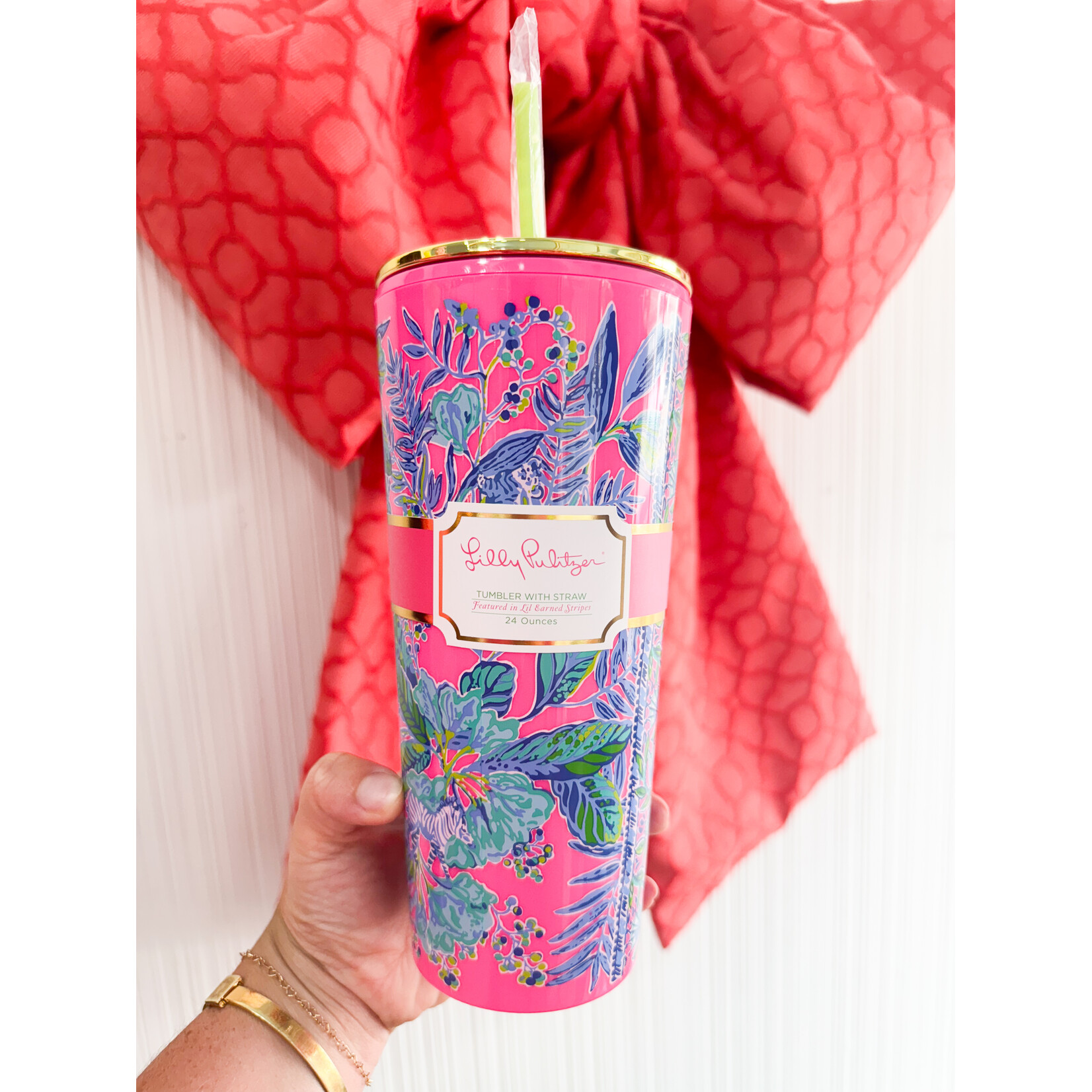 Lilly Pulitzer Lilly Pulitzer Tumbler-Lil Earned Stripe