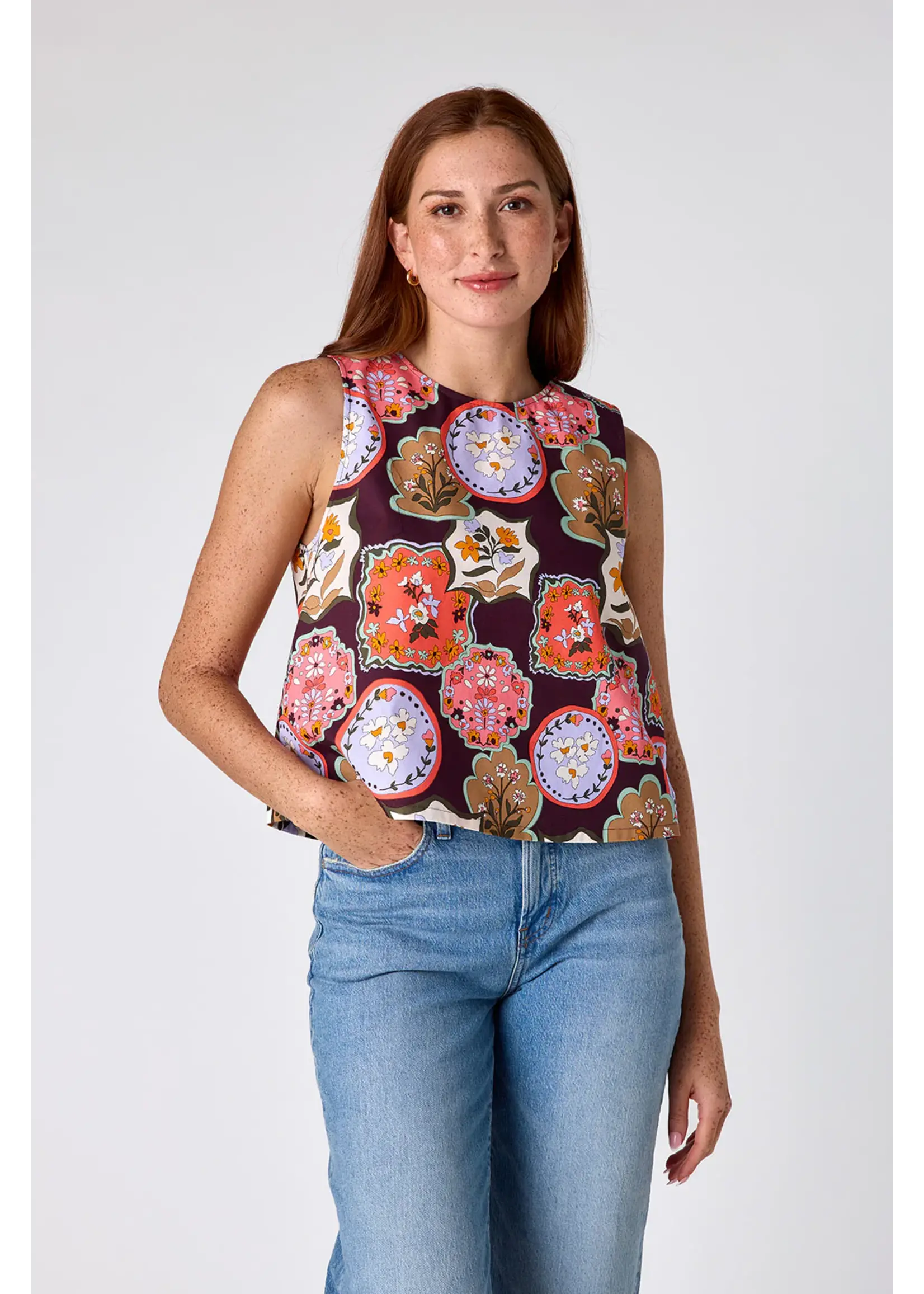 Crosby by Mollie Burch Crosby Alma Top - Stamp Collection