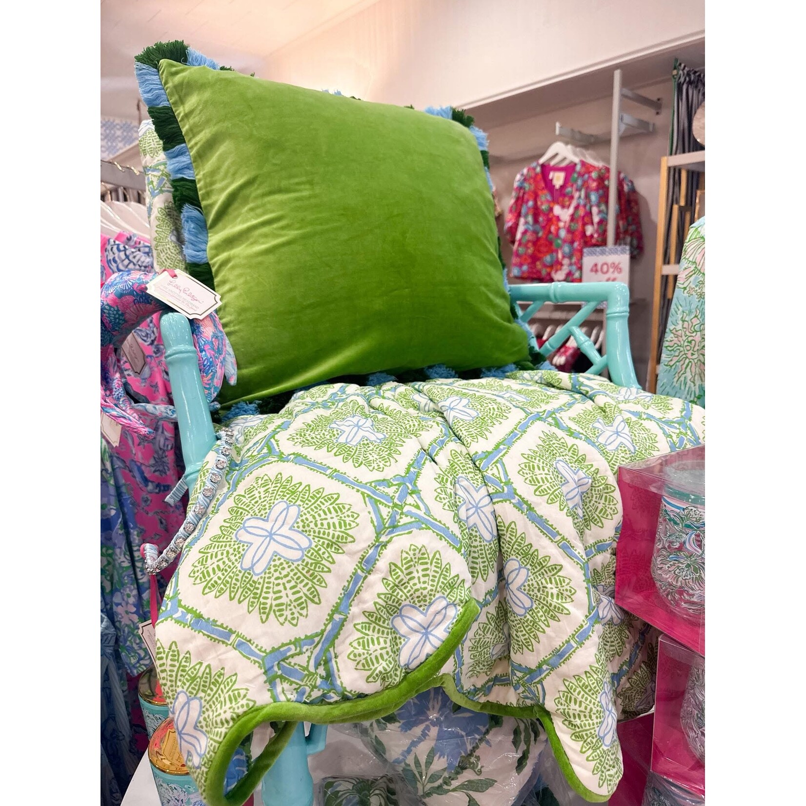 Lilly Pulitzer Lilly Pulitzer Pillow-Coconut Swayin in The Breeze