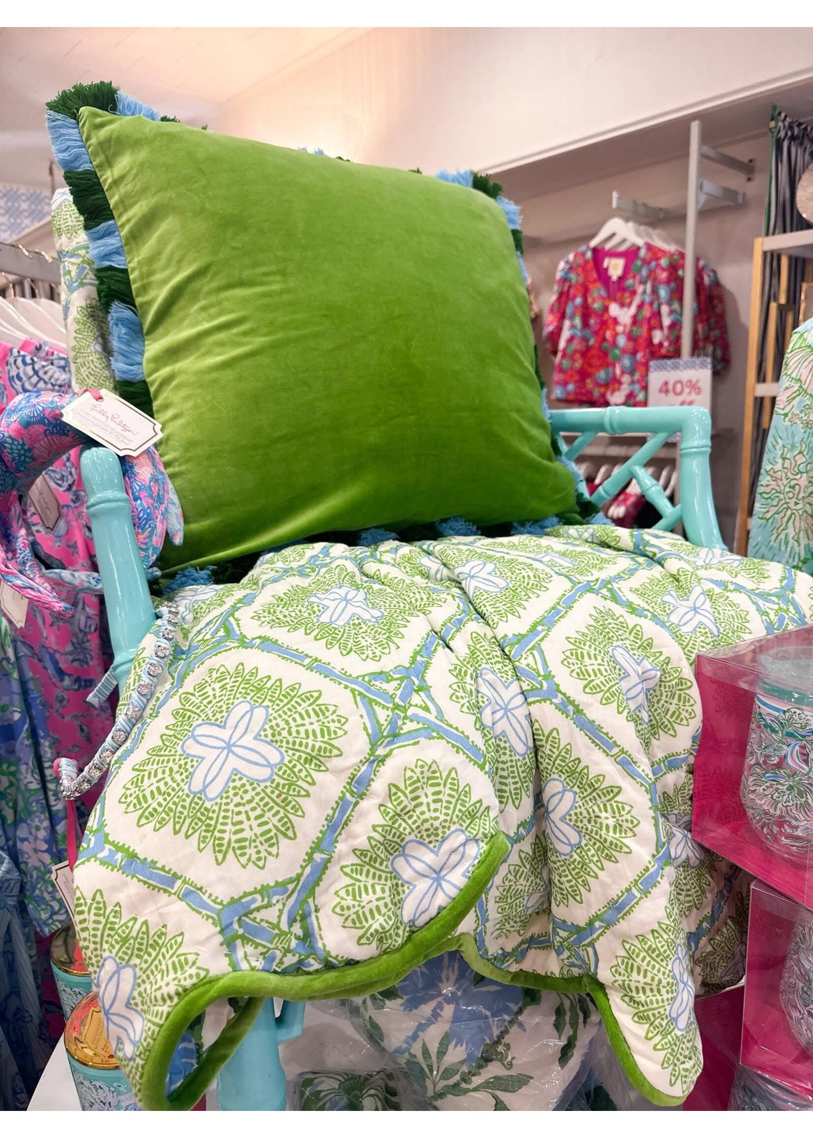 Lilly Pulitzer Lilly Pulitzer Pillow-Coconut Swayin in The Breeze