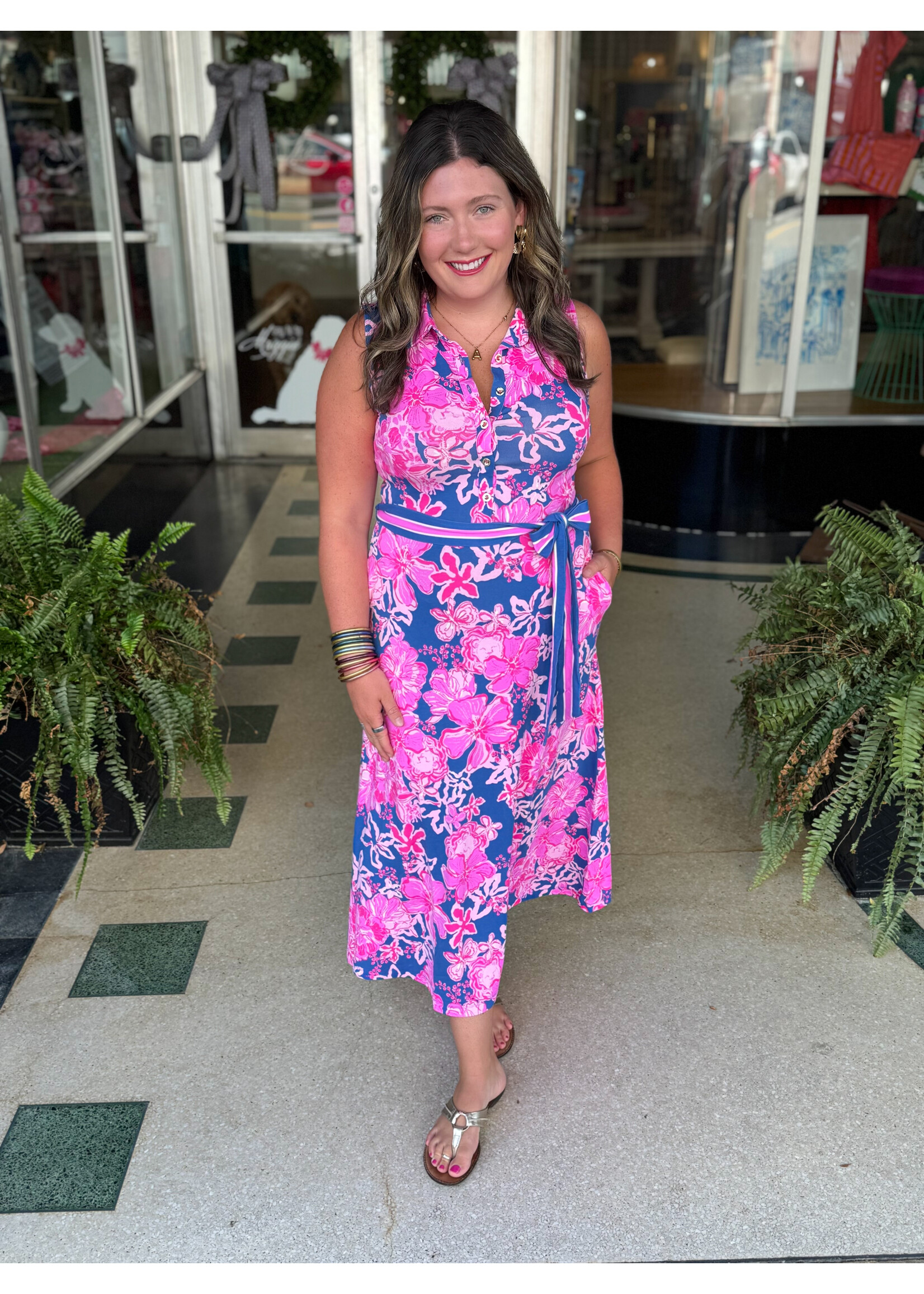 Lilly Pulitzer Lilly Pulitzer Ryland Midi - Starlight Navy