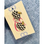 Faire Checkered mini pumpkins