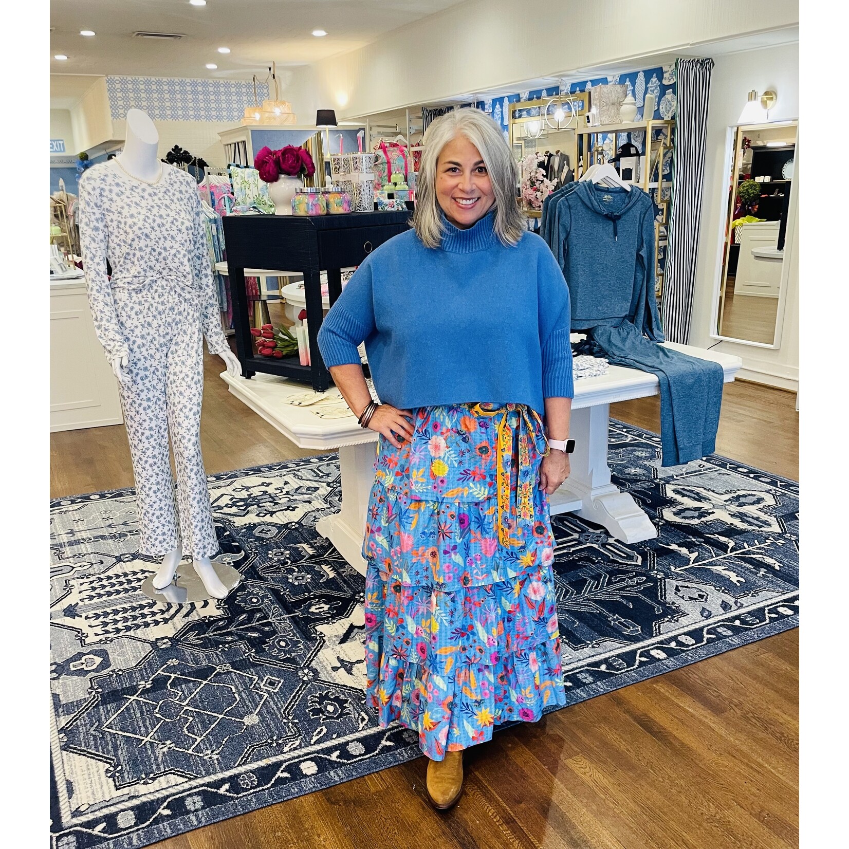 Briton Court Aria Skirt - Blue