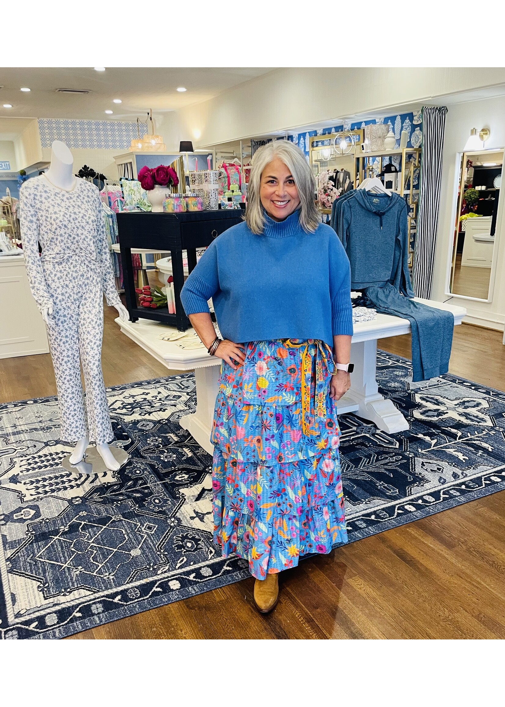 Briton Court Aria Skirt - Blue