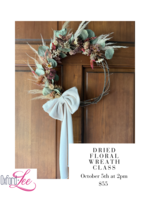 Dried Flower Wreath with Church Creek Farm