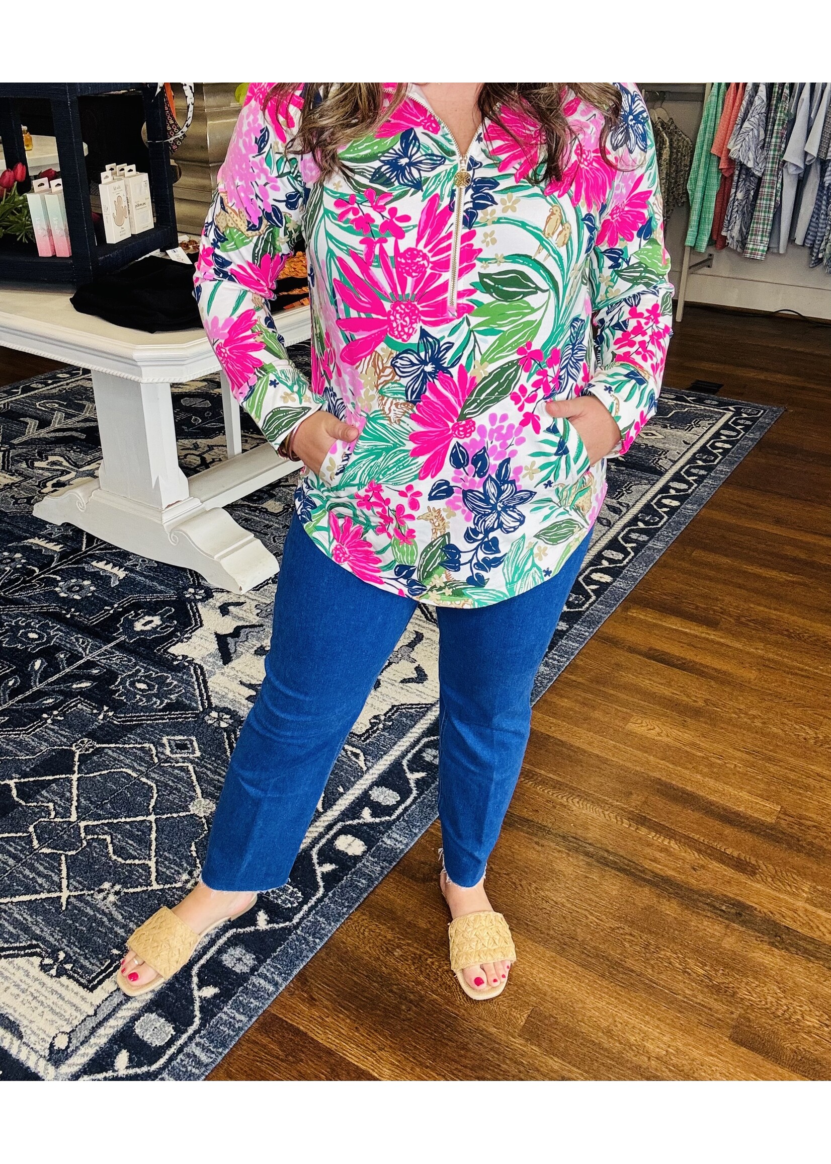 Lilly Pulitzer Lilly Pulitzer 28” Lindessa High Rise Crop Jean - Medium Wash