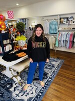 qos QOS Licensed Black 'Wicked' Logo Sweatshirt
