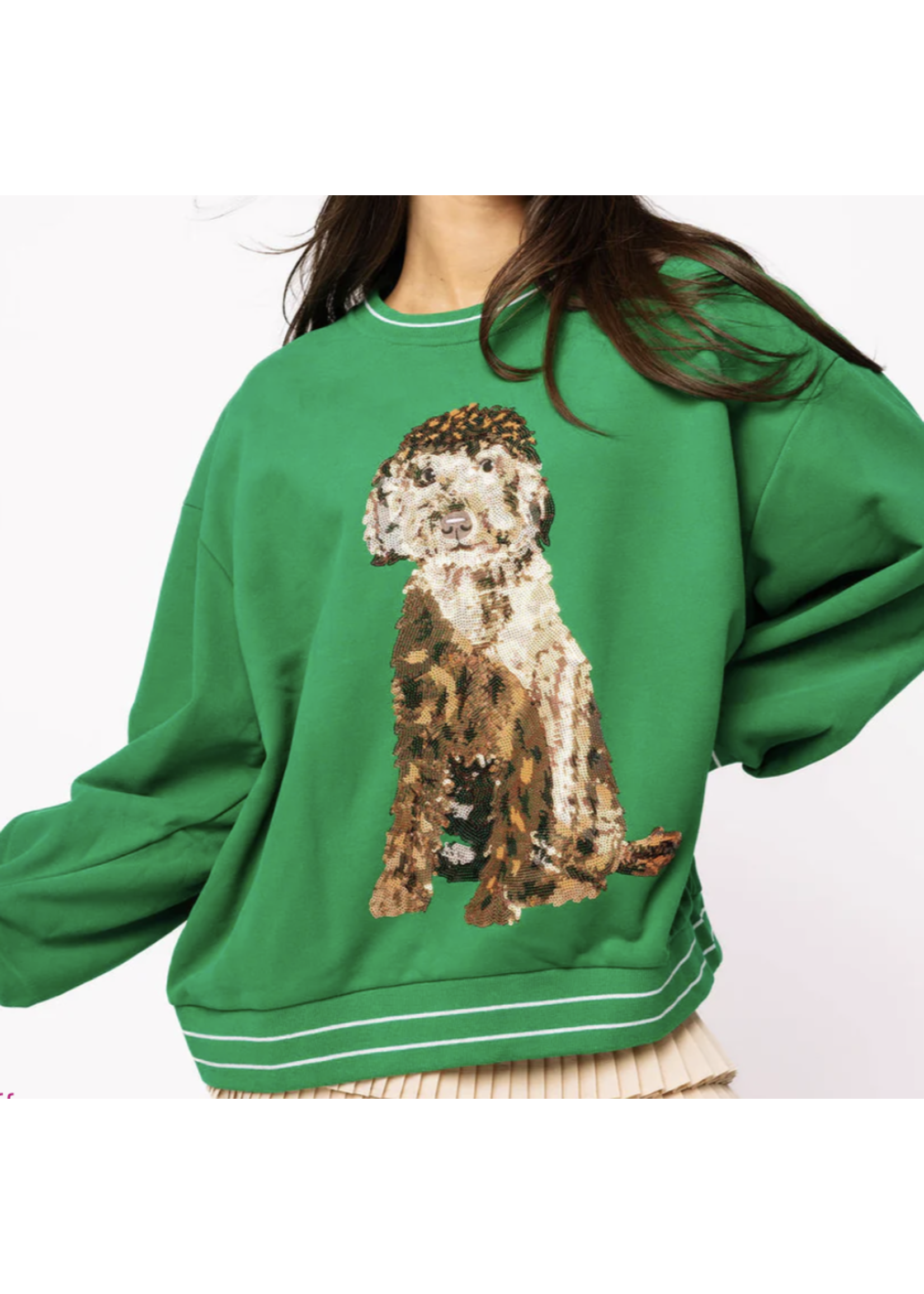 qos QOS Green Golden Doodle