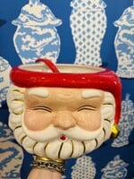 Red Santa Punch Bowl