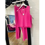 Z Supply Z Supply- Sloane V-Neck Top Island pink