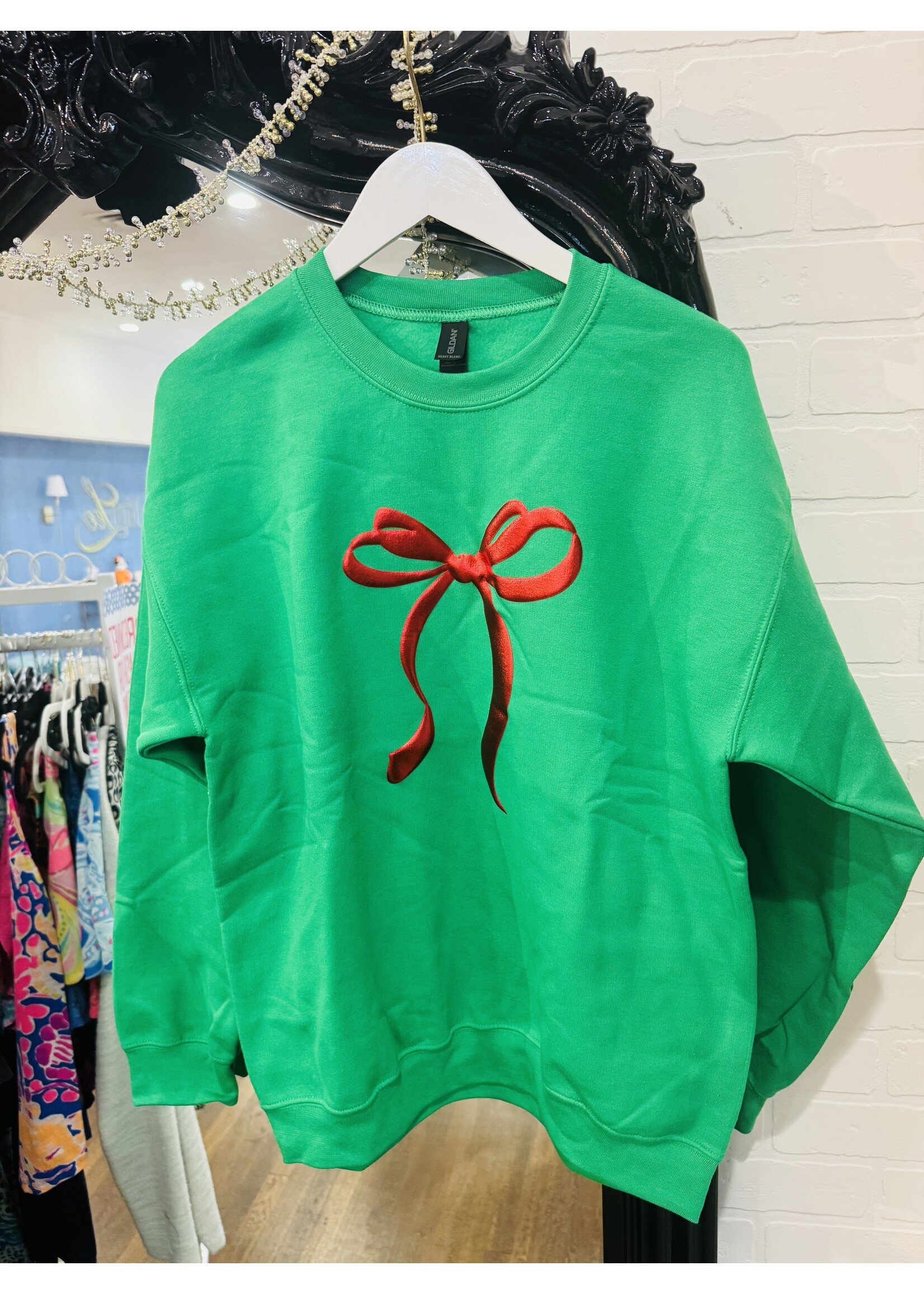 Red Bow Sweatshirt