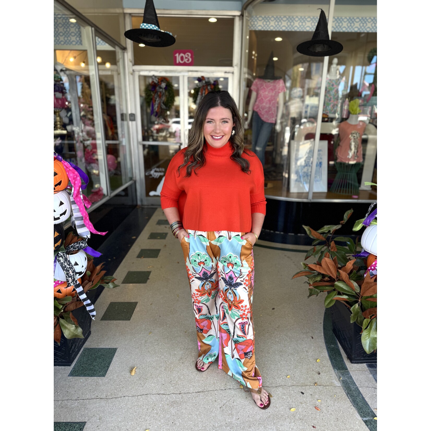 Crosby Crosby Ziggy Pants - Art Nouveau