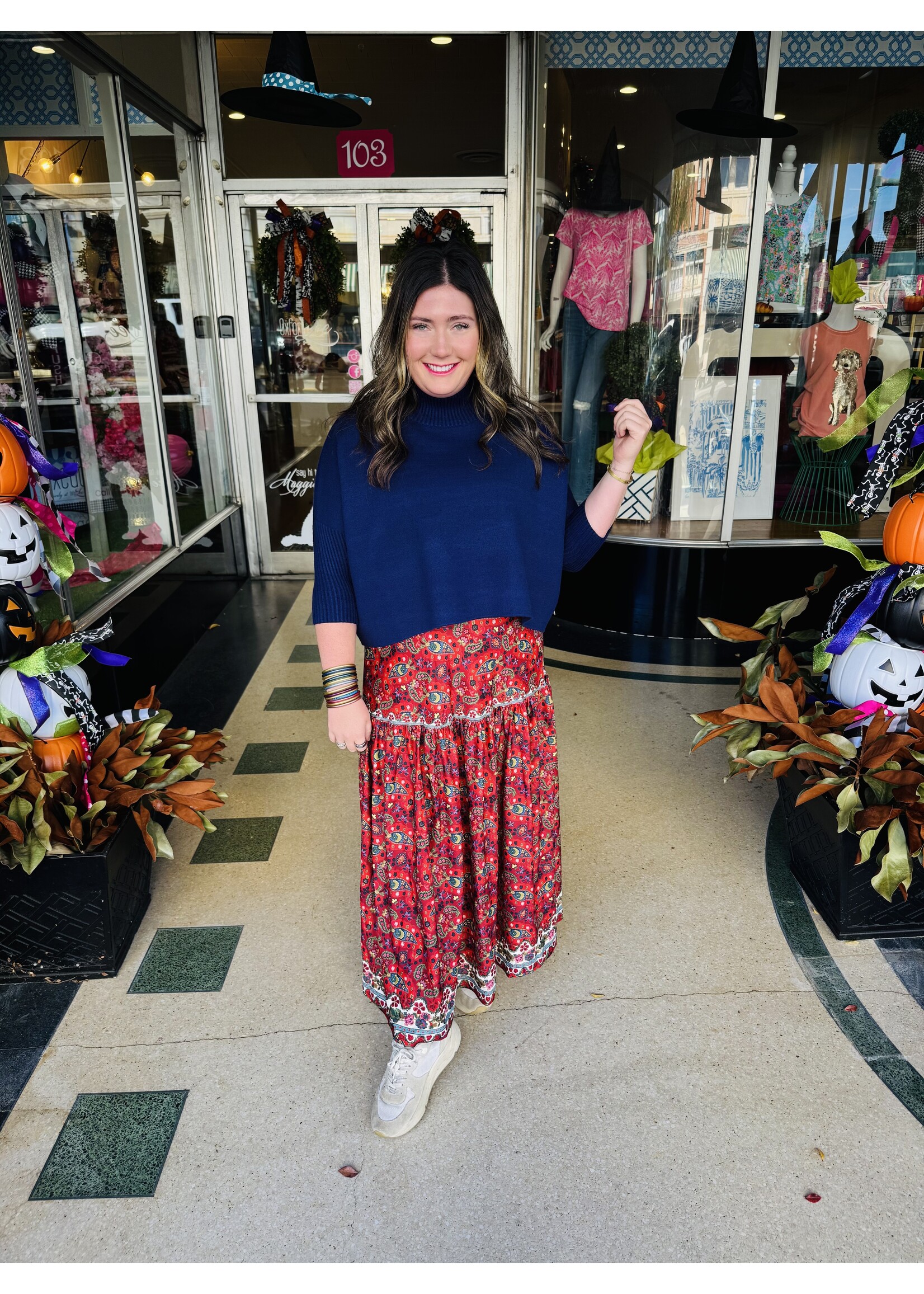 Smith + Quinn Faye Skirt - Nordic Paisley