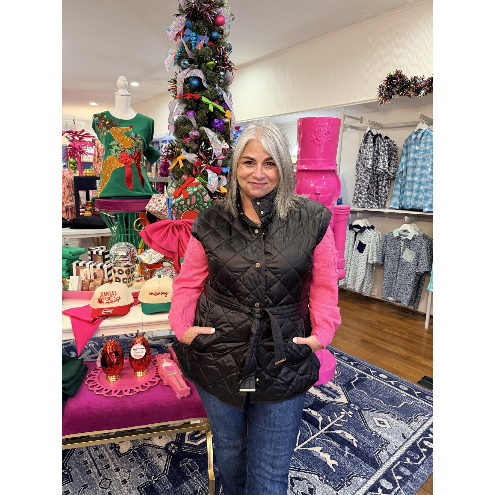 Lilly Pulitzer Lilly Pulitzer Adenna Vest - Noir