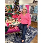 Lilly Pulitzer Lilly Pulitzer Alayla Sweater - Sun Shell Pink Garden