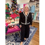 Emily McCarthy Emily McCarthy Teddy Crop Trouser - Bow Lattice