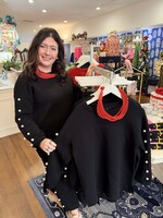 Katri French Scuba Pearl Top