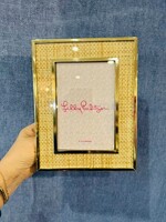 Lilly Pulitzer Medium Picture Frame - Raffia