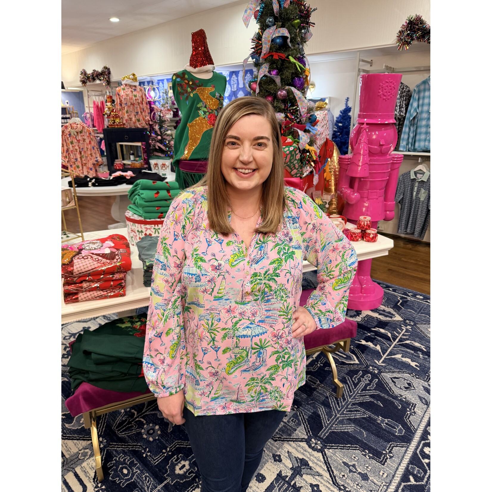 Lilly Pulitzer Lilly Pulitzer Elsa Top - Sunny Dee + Deelightful
