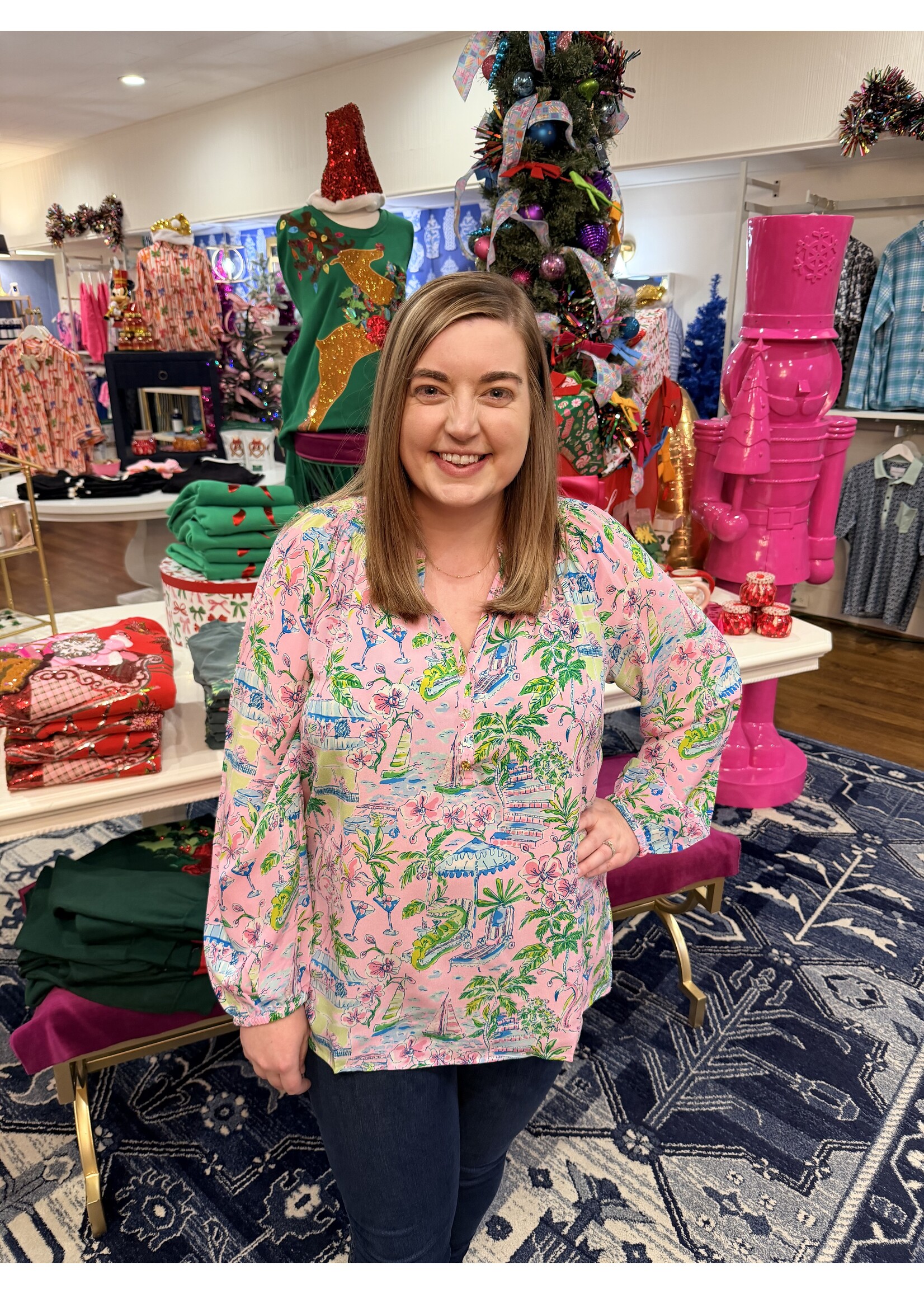 Lilly Pulitzer Lilly Pulitzer Elsa Top - Sunny Dee + Deelightful