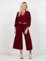 Emily McCarthy Emily McCarthy Lolli Sweater - Merlot Monogram