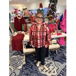 Crosby Crosby Leland Blouse - Holiday Plaid