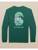 Southern Tide Southern Tide LS ST Santa Club Car Tee