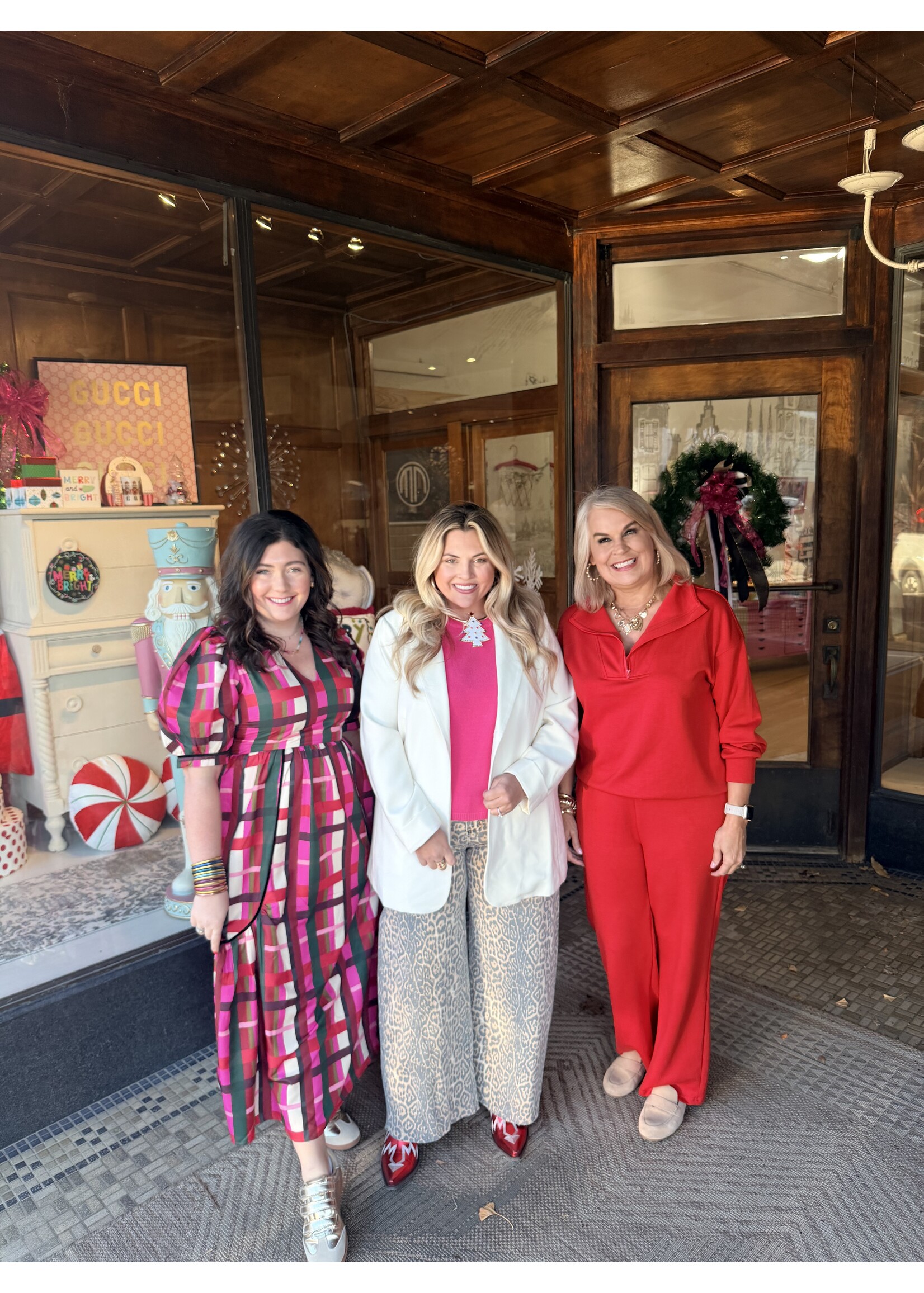 Crosby Crosby Shira Dress - Holiday Plaid