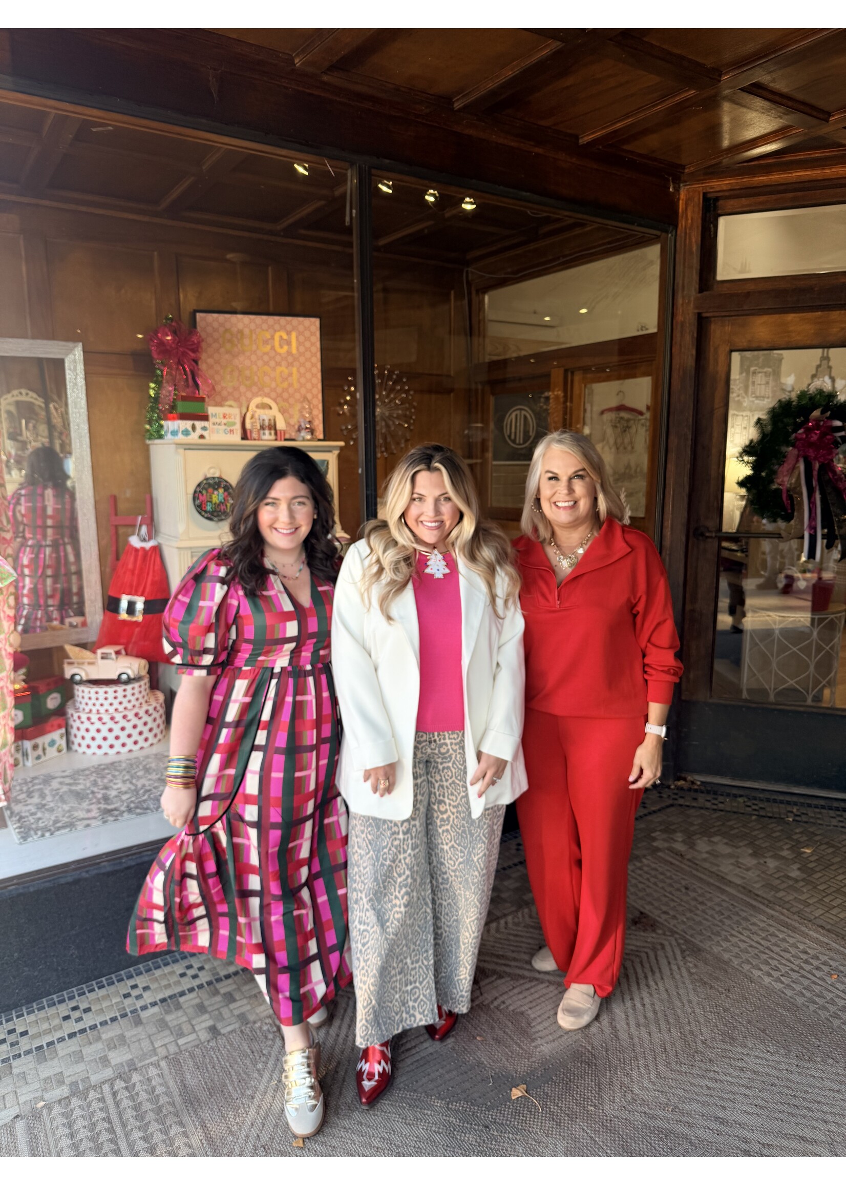 Crosby Crosby Shira Dress - Holiday Plaid