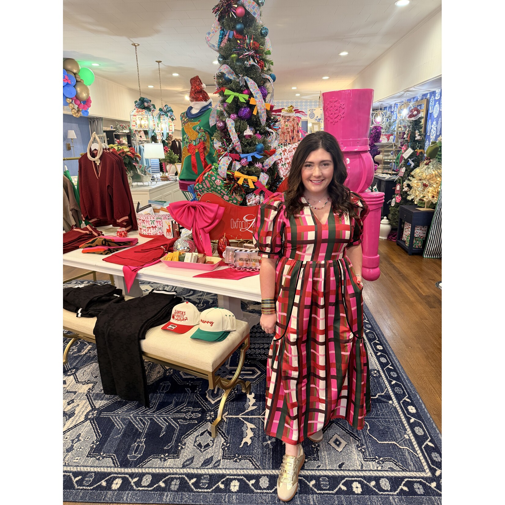 Crosby Crosby Shira Dress - Holiday Plaid