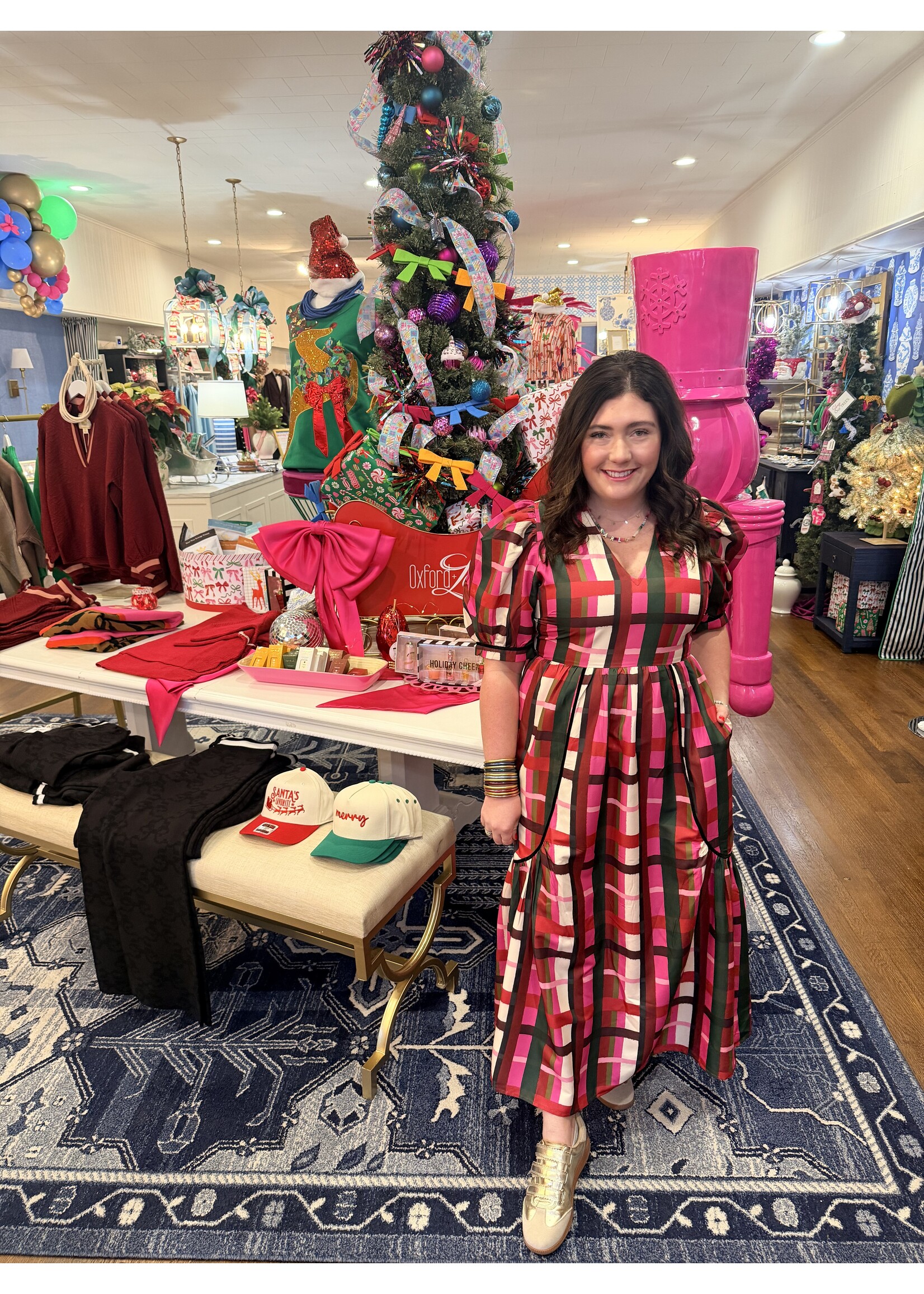 Crosby Crosby Shira Dress - Holiday Plaid