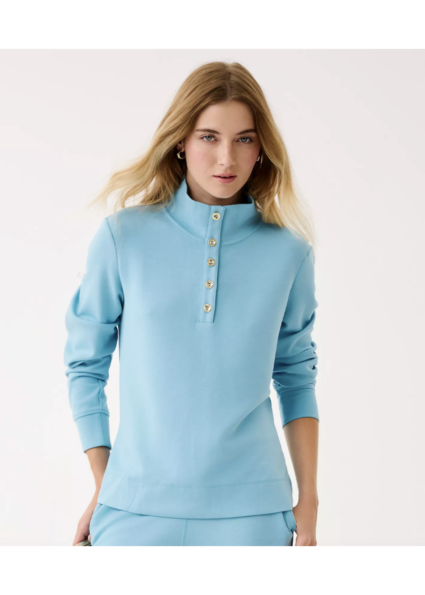 Lilly Pulitzer Lilly Pulitzer Cowie UPF 50+ Pullover - Bellevue Blue