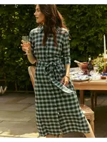 Southern Tide Southern Tide Trista Gordan Tartan Shirt Dress - Salt Meadow
