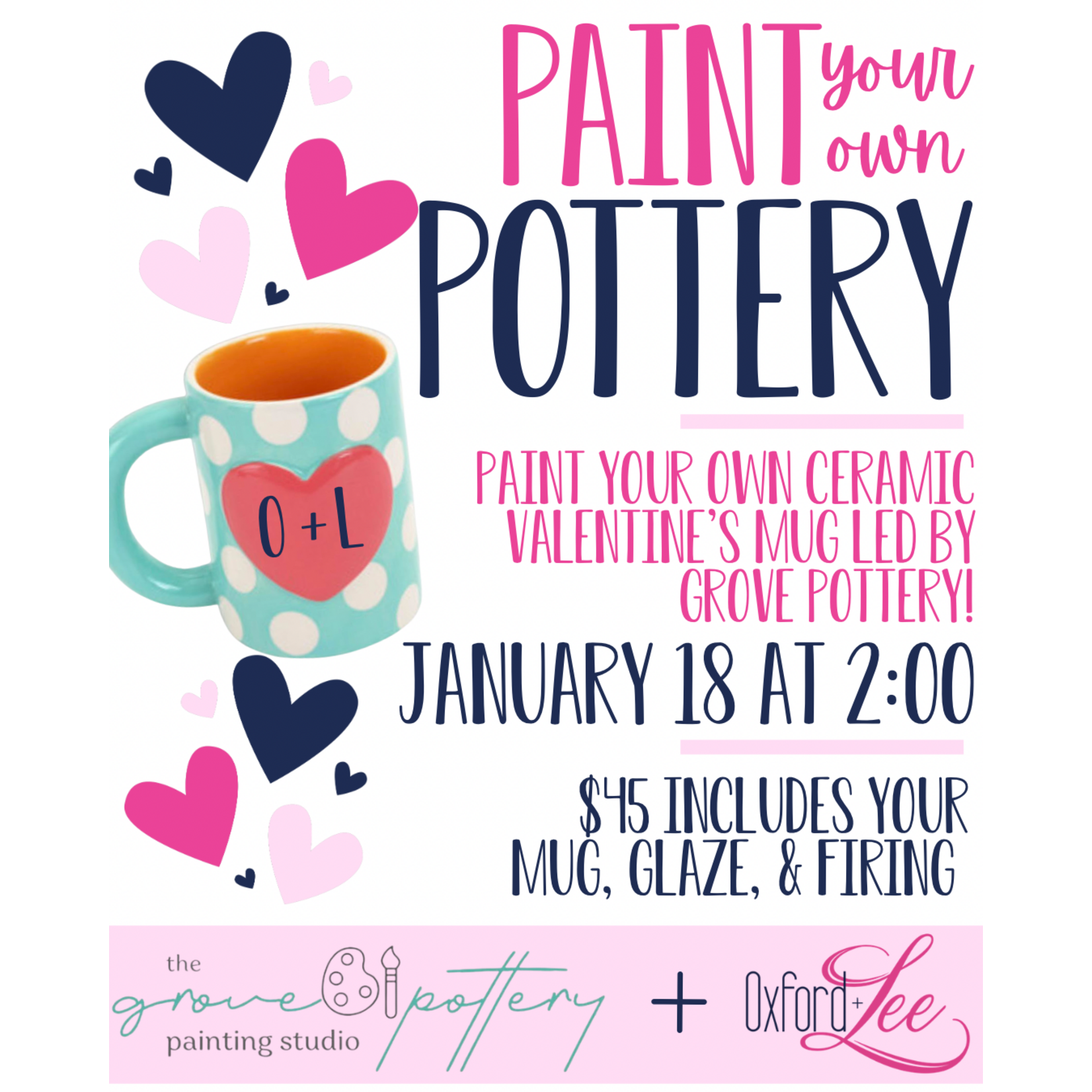 Valentine's Pottery Class