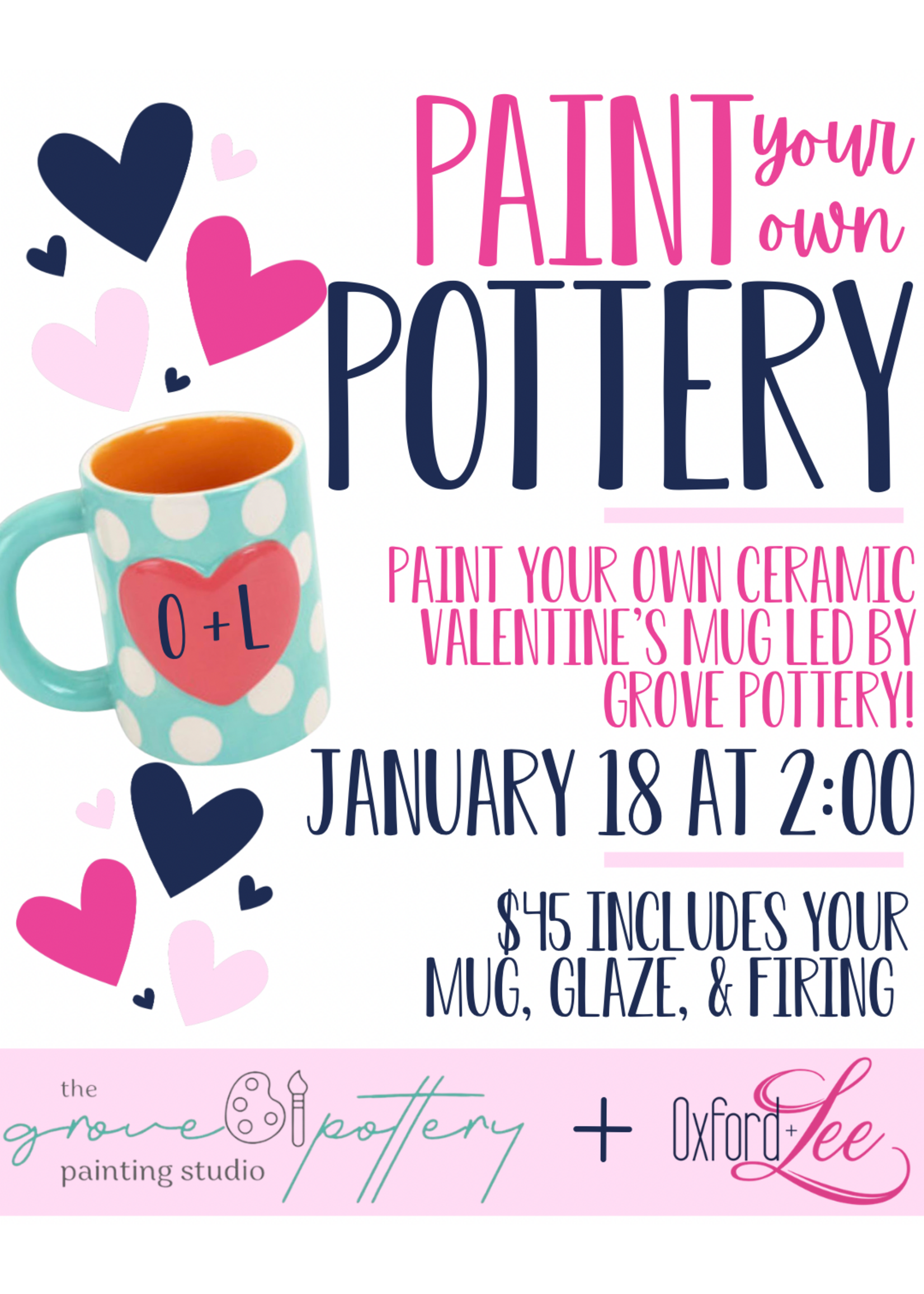 Valentine's Pottery Class
