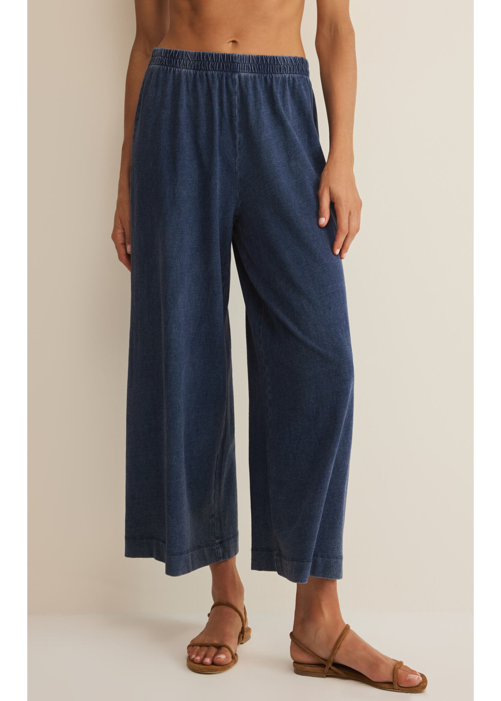 Z Supply Z Supply Scout Jersey Denim Pant - Indigo