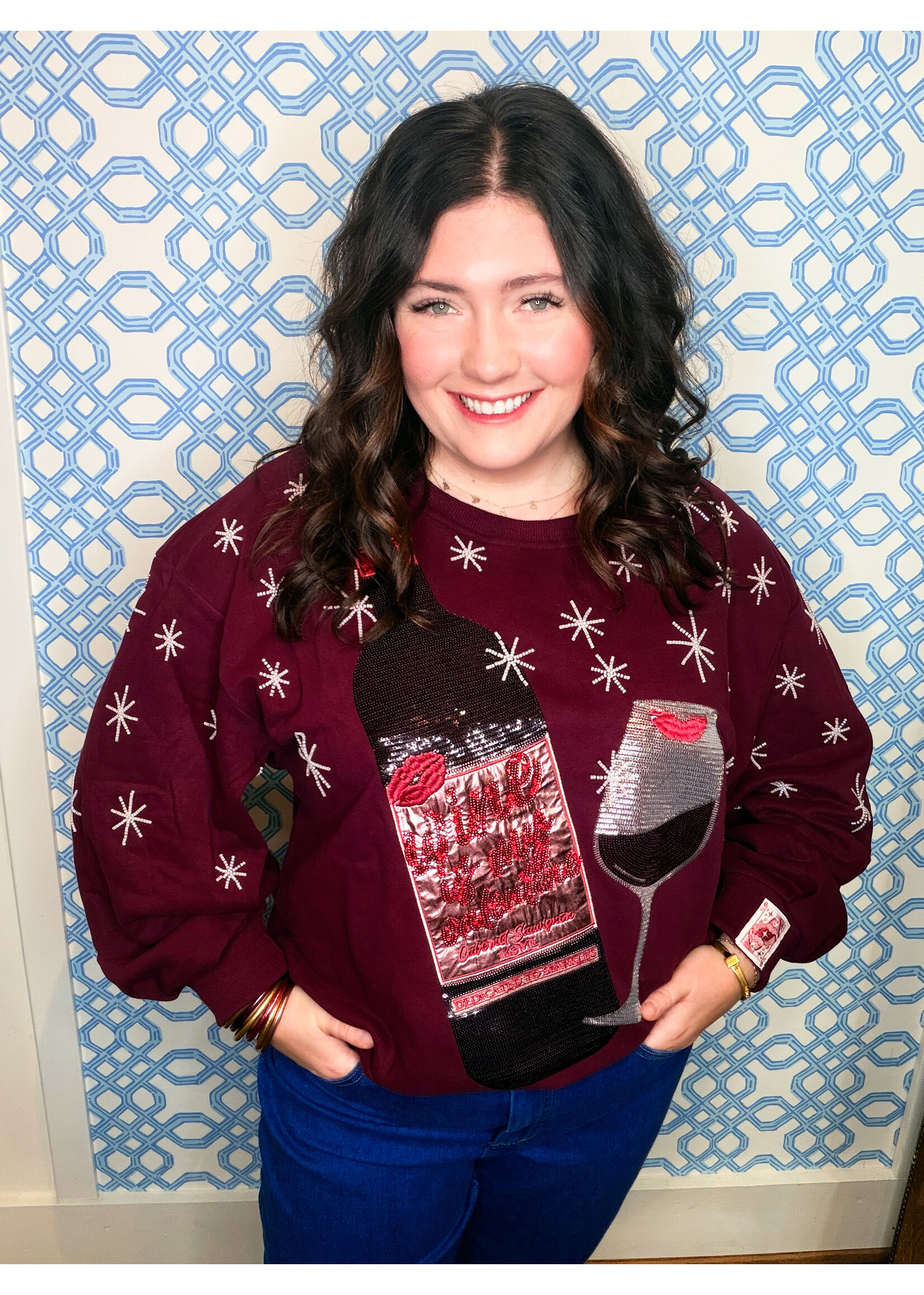 qos QOS Wine Is my Valentine