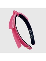 Brianna Cannon Thin Hot Pink Ribbon Bow Headband