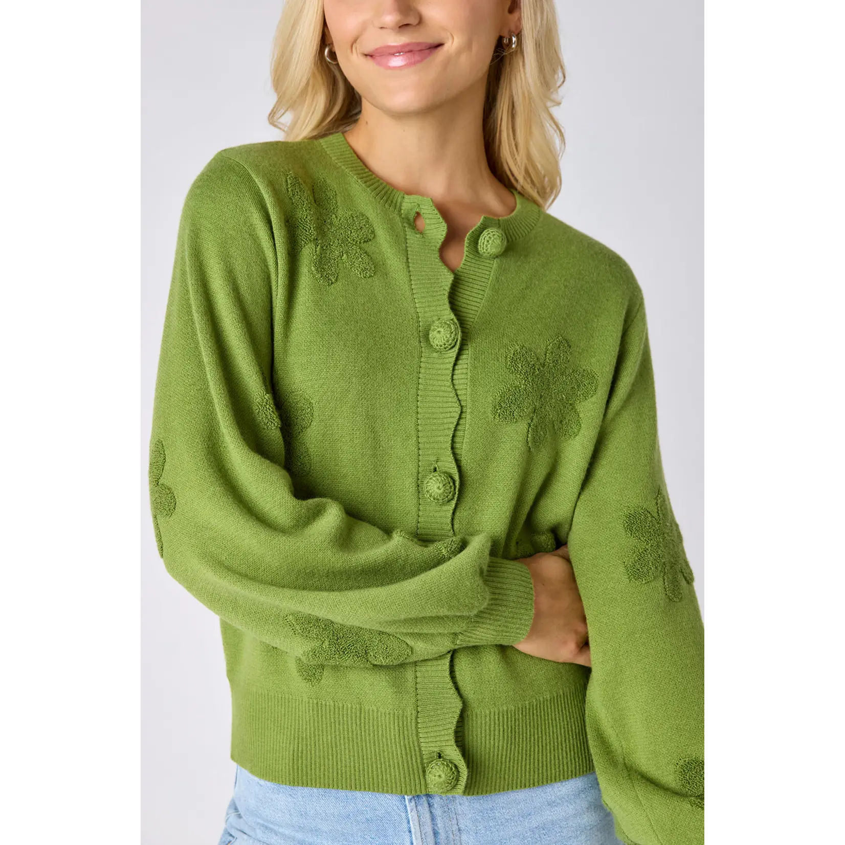 Crosby by Mollie Burch Crosby Colson Cardigan - Grass Green