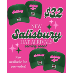 Salisbury Trucker Hats! - Kelly Green/Pink