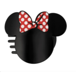 TELETIES TELETIES Minnie Mouse Shaped Small Flat Hair Clip