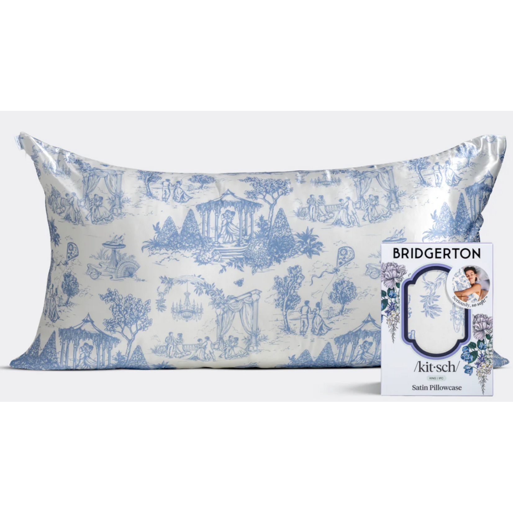 kitsch Kitsch Bridgerton Satin Pillowcase - Standard